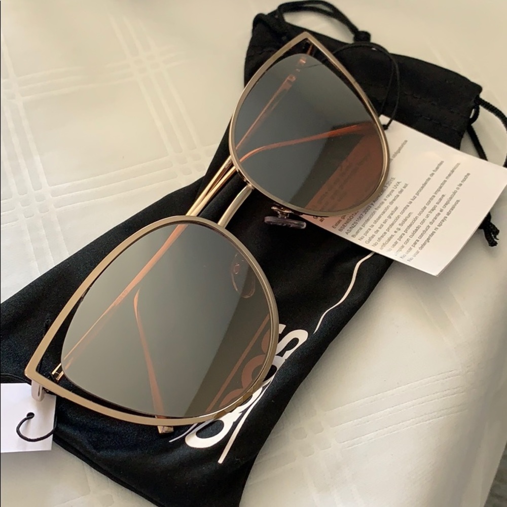 ASOS DESIGN suspended metal kitten sunglasses